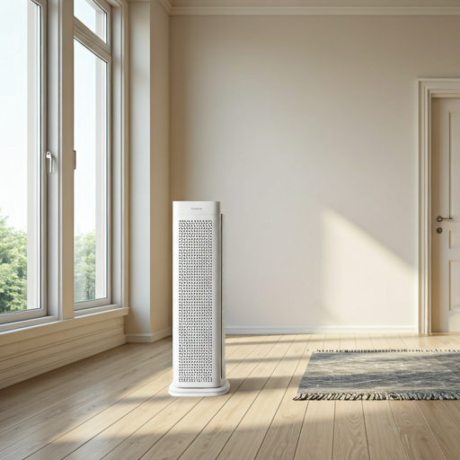 Purifier in living room